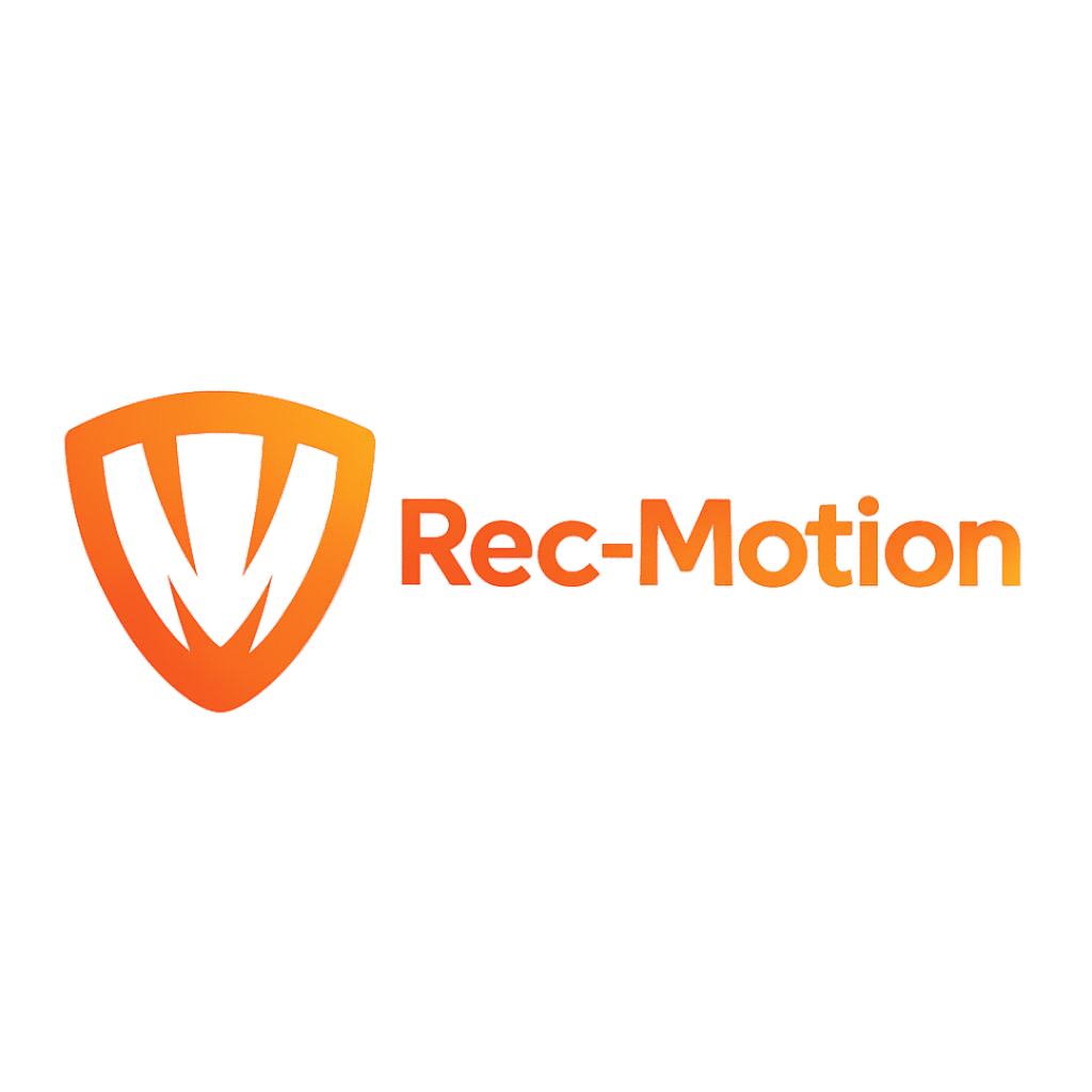 rec motion transparent background
